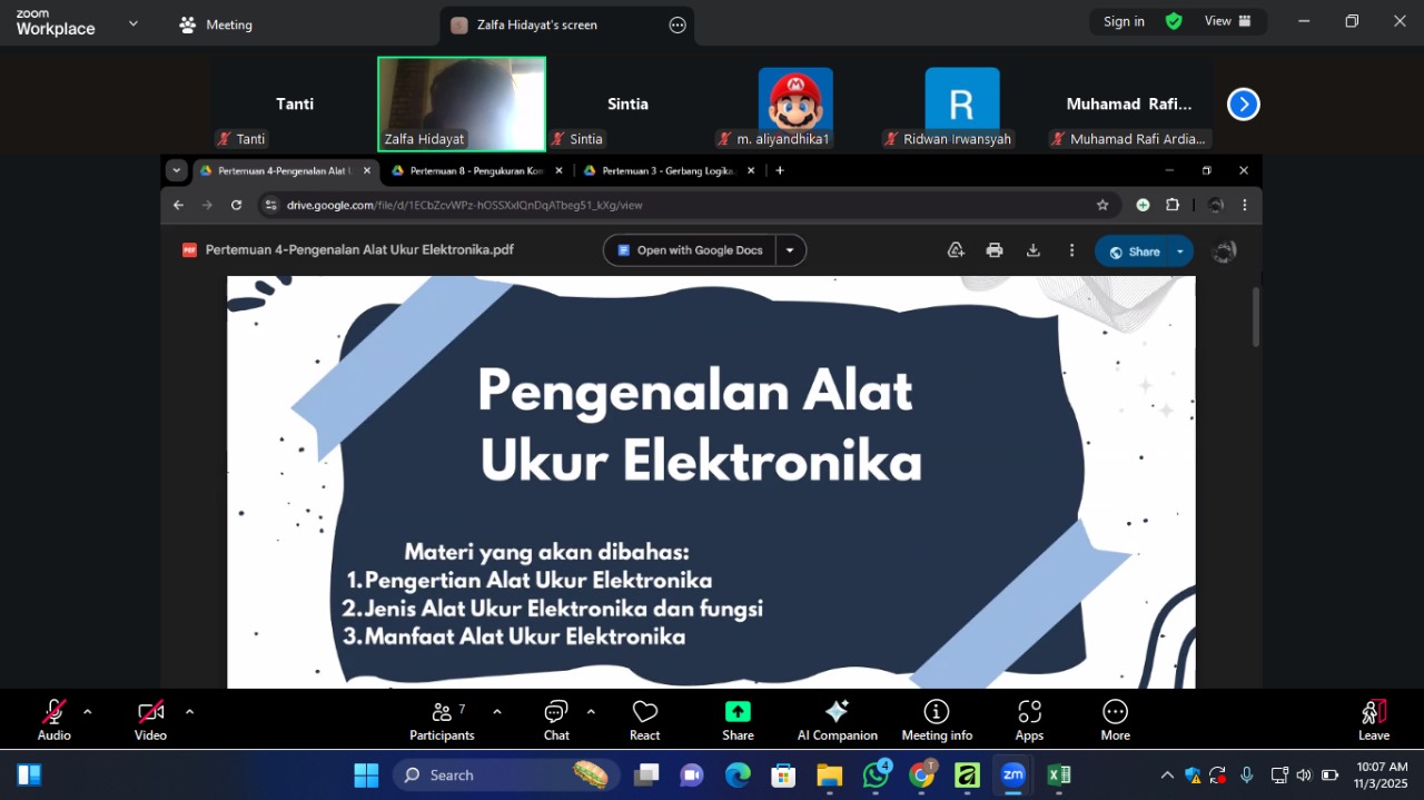 Workshop IoT – Pengukuran dan Analisis Dasar Elektronika