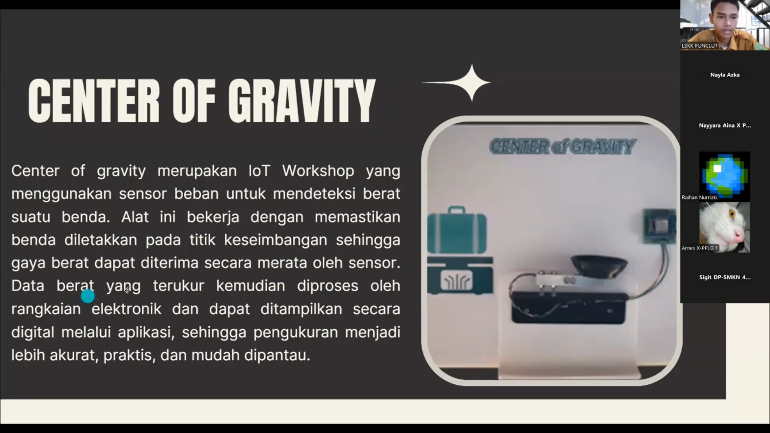 Workshop IoT – Troubleshooting IoT Workshop Kit Center of Gravity