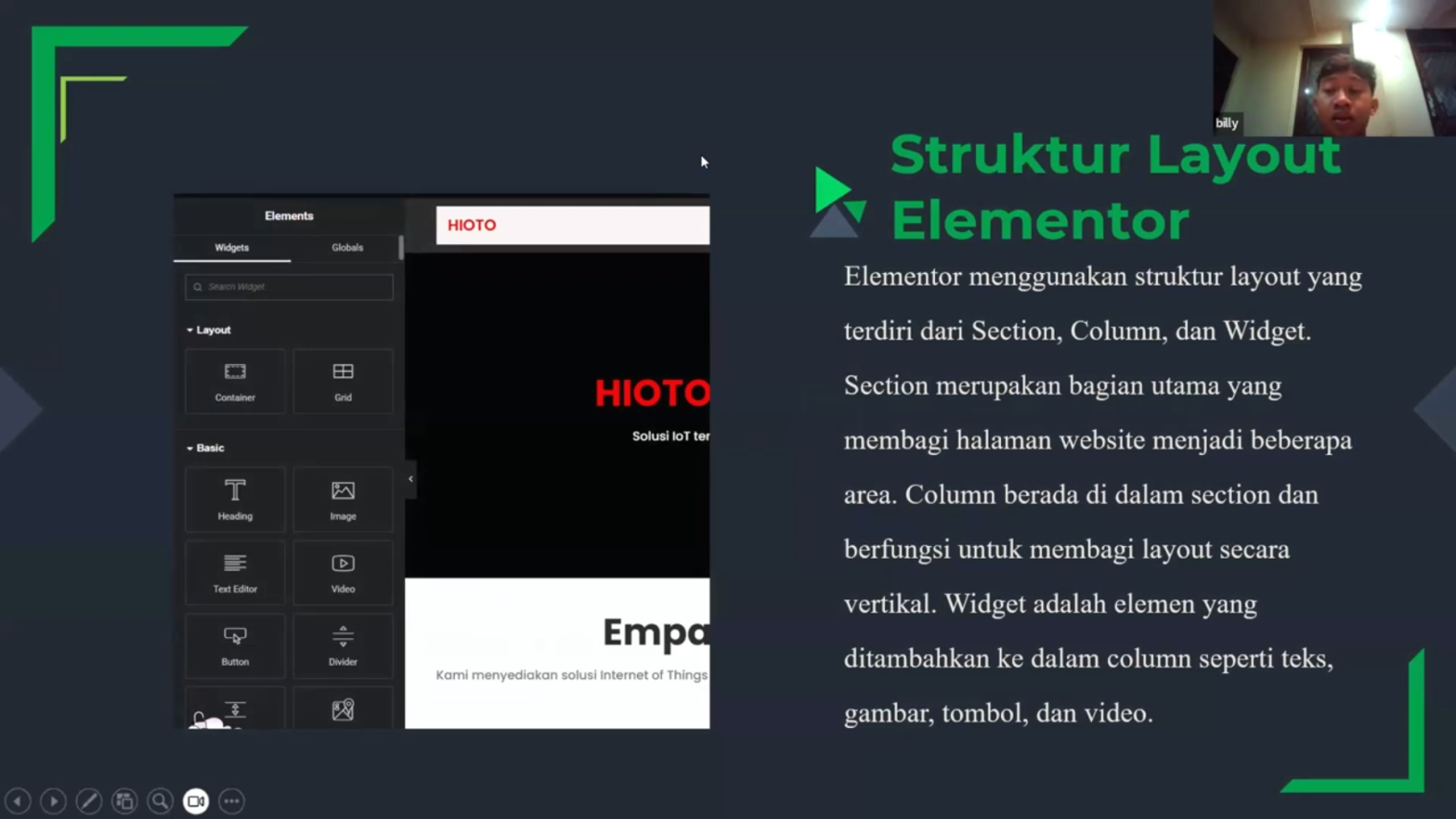 Workshop MM – Desain Visual Website WordPress HIOTO dengan Elementor (Page Builder)