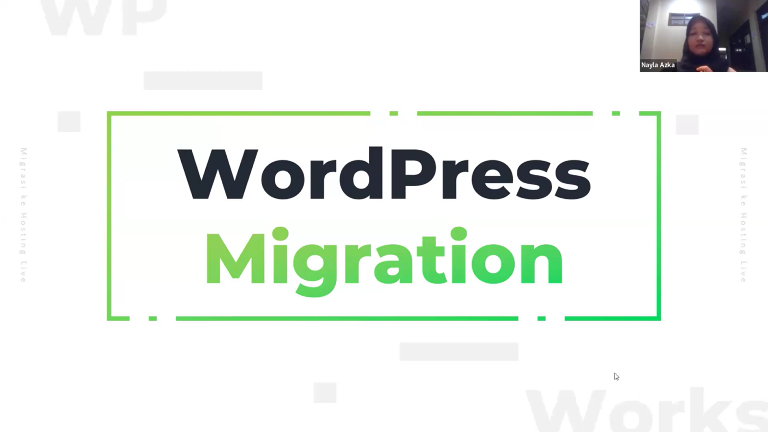 Workshop MM – Migrasi ke Hosting “Live”